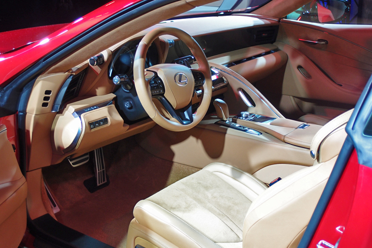 レクサスLC500プロトタイプ（インテリア）