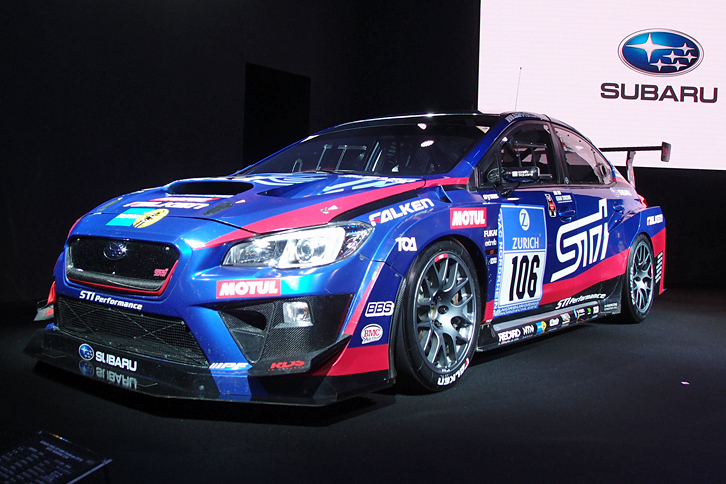 スバルWRX STI NBR Challenge 2016（ニュルブルクリンク24時間耐久レース2016 SP3Tクラス優勝車）