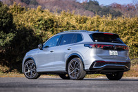 今回は、1.5リッター直4ガソリンターボエンジンを搭載する「ティグアンeTSI Rライン」に試乗した。車両本体価格は588万9000円。