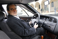 「ターボC.T.エクスクルーシブ」のオーナーで、隣州からやってきたイアニート氏。ほかにも「2CV」や「ディアーヌ」（2台）、それに「CX」を所有する熱烈シトロエニストである。