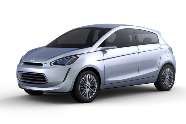 「三菱コンセプト グローバル スモール」。市販モデルは、2012年3月の稼働開始が予定される、三菱自動車のタイ新工場で生産される予定だ。