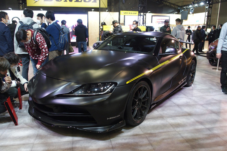 「ダンロップSP SPORT MAXX 060＋」が装着された「トヨタ・スープラDUNLOP otona GARAGE Edition」