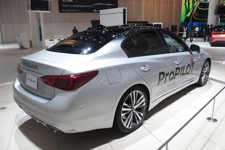 日産プロパイロット コンセプトゼロ試作車（リアビュー）