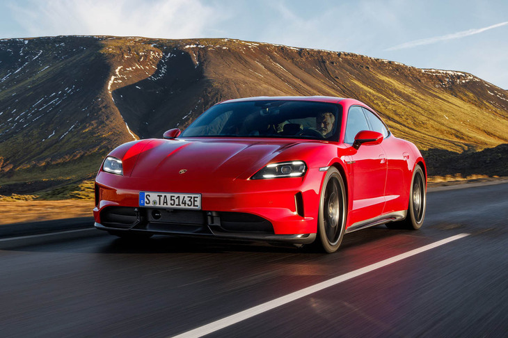 ポルシェ・タイカンGTS（写真はすべて欧州仕様車）