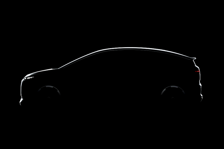 「アウディA2 e-tron」のデザインスケッチ。