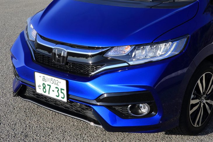 ホンダ・フィット ハイブリッド・S Honda SENSING（フロントマスク）