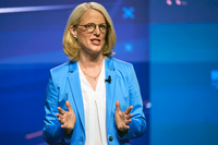 VWグループにおいて、充電インフラの整備やエネルギー事業などを統括するエルケ・テンメ氏。