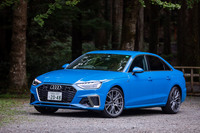 2020年10月7日に発売された「アウディA4」のマイナーチェンジモデル。今回は、最高出力249PSの2リッター直4ターボにAWDを組み合わせた「45 TFSIクワトロSライン」のステアリングを握った。