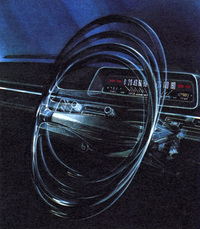 チルトステアリングは「コルト1200」の上級グレードと「コルト1500」の全車種に標準装備された。