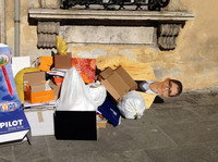 【写真4】「だ、大丈夫ですか！」と思わず声をかけたくなった。