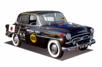 会場に展示される「トヨペット・クラウン・デラックス」