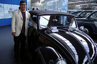 こちらが、ヒトラーに贈られた「ビートル」。