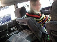 助手席オットマン機構も大満足。