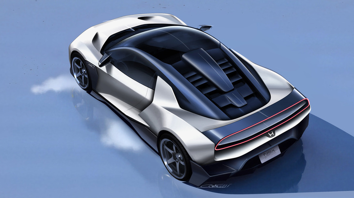 フローティングCピラーは、エンジン冷却用のエアインテークを巧みに隠す効果もある。オリジナルのガラス製リアウィンドウは取り払われる。