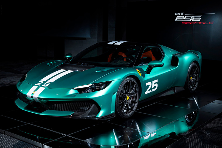 2025年4月に発表、同年6月に日本でも実車がお披露目された「フェラーリ296スペチアーレ」。