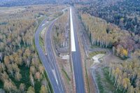 アメリカのハイウェイをはじめとした、高速道路を模した外周路。