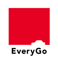 「EveryGo」のロゴマーク。クルマのシルエットが描かれている。