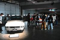 1階ピットでは「マツダ・ミュージアムIN FUJI」と銘打って、広島のマツダミュージアムに収蔵されているヒストリックカーを展示していた。