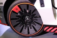 「アウディS1 e-tron quattro Hoonitron」に装着される、トーヨーのレーシングタイヤ。特徴的なデザインのホイールが組み合わされている。