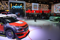 シトロエンブースの様子。