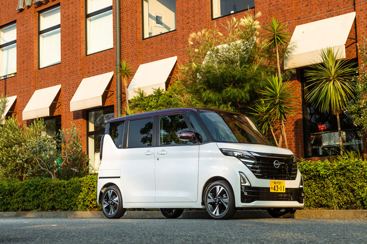 今回の試乗車はとても長い名前が特徴的な「日産ルークス ハイウェイスターGターボ プロパイロットエディション」。もっと高価な特別仕様車もあるが、カタログモデルとしては最上級グレードになる。