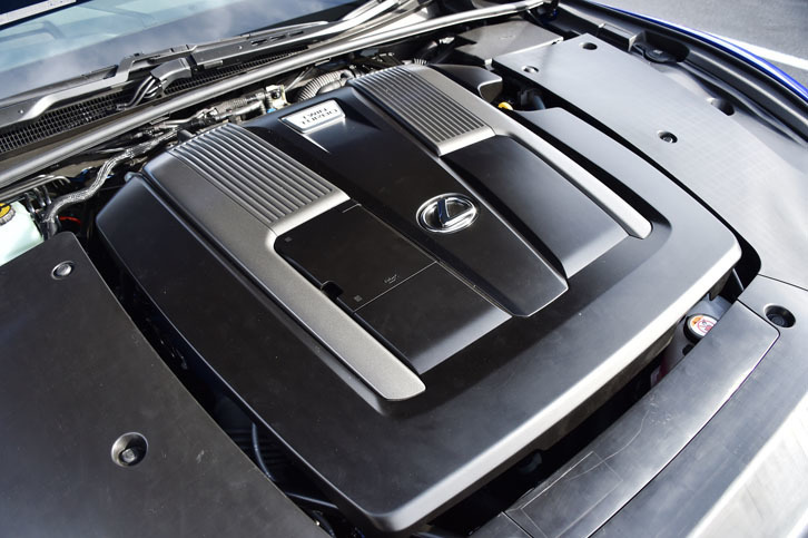 新開発された、3.5リッターV6ターボ「V35A-FTS」ユニット。静粛性とフラットなトルク特性が特徴となっている。