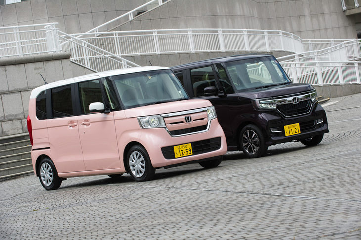 2017年、2018年と2年連続で新車販売台数No.1に輝いた「N-BOX」。ホンダの国内販売を支える重要モデルである。