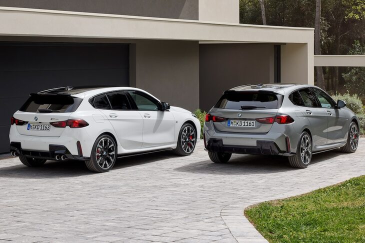 4本を備えている「M135」を除いて、テールパイプは見えない。