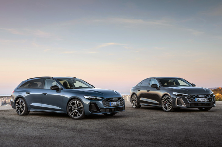 従来のラインナップを見ると、「A4」はセダンとステーションワゴン、「A5」はクーペとコンバーチブルと5ドアハッチバックが設定されていた。5ドアハッチバックとステーションワゴンのみが用意される新型A5に関しては、「従来のＡ4、A5を、車形を大幅に整理して統合した」といえるのかもしれない。