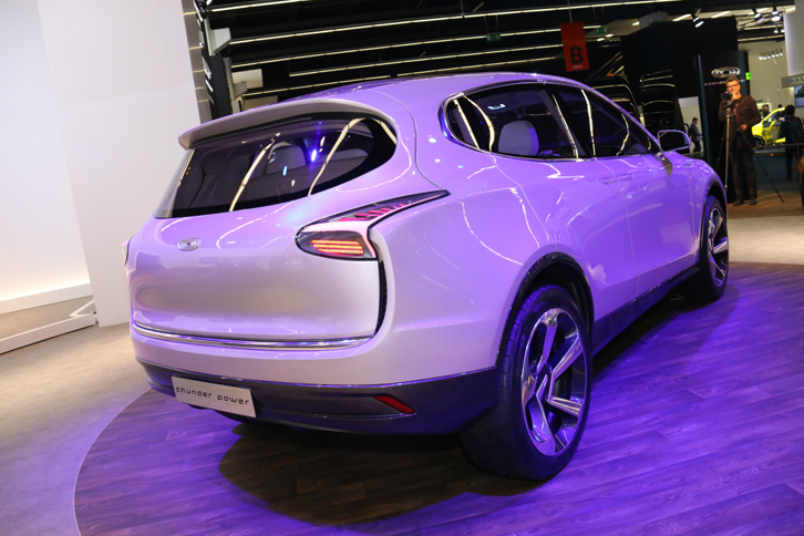 サンダーパワーは、今回の出展車両のデザインについて、「禅」をインスパイアさせるとアピールする。