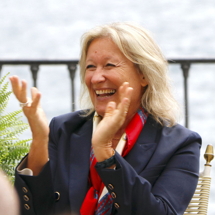 「コンコルソ・デレガンツァ・ヴィラ・デステ」で審査員を務めたときの姿。2021年10月撮影。