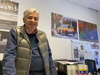 ダチア好調の理由を説明してくれたパンパローニ社のルイージ・カザーリ氏。