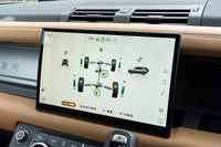 これらのオフロード機能は手動設定で楽しむこともできるが、すべてをシステム任せにもできる。デフロックや駆動力等を自動制御しながら道なき道を自在に突き進む。