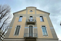 同じ街区にはリバティ様式による古いフィアットの社屋が残る。