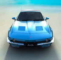 2018年にミツオカの創業50周年モデルとして発表された「ロックスター」。これまでにないアメ車風スタイルが話題に。