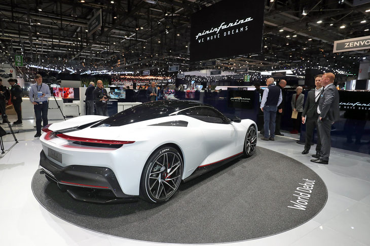 2019年にピニンファリーナが発表した「バッティスタ」。世界的にモーターショーが斜陽の一途をたどる中でも、その独自性でもって存在感を示していたジュネーブショーだが、2020年は新型コロナウイルスのまん延により、中止となってしまった。