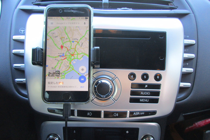 「デルタ」のオーディオパネル。