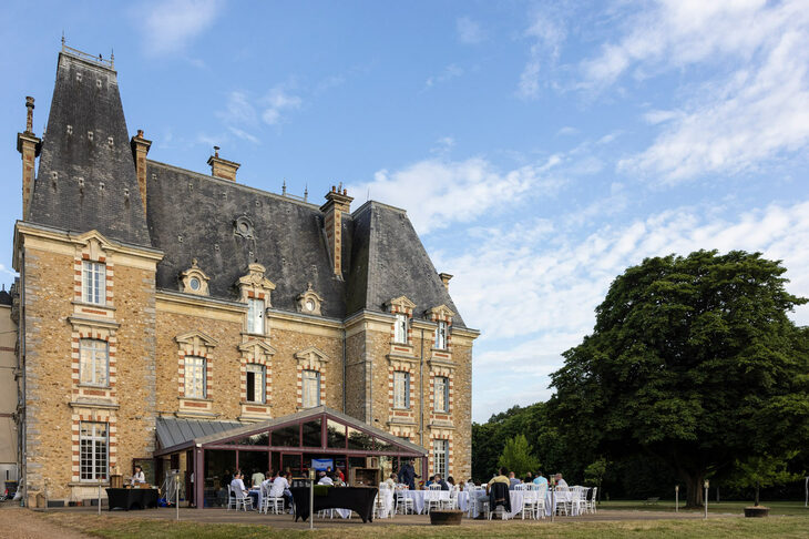 「Ferrari Road To Le Mans」のゴールとなった、ルマン郊外のシャトー。マラネッロからの走行距離は、実に1200kmを超えた。