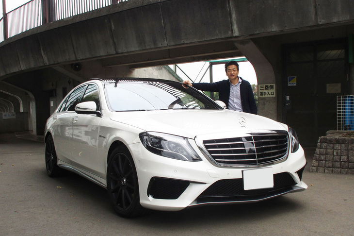 きぬた院長の愛車「メルセデス・ベンツS63 AMG」。