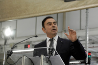 日産自動車の取締役会長カルロス・ゴーン。