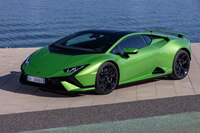 2022年4月に世界初公開された「ランボルギーニ・ウラカン テクニカ」。AWDとRWDの両方を擁する「ウラカン」シリーズのなかでも、RWDのハイパフォーマンスモデルとなる。