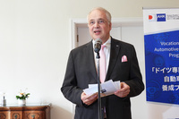 駐日ドイツ商工特別代表兼在日ドイツ商工会議所専務理事のマークゥス・シュールマン氏。