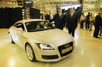 新型「アウディ TTクーペ」ハンガリーで生産開始