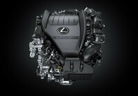 新型に採用されている2.4リッター直4ターボ「T24A-FTS」エンジン。「RX350」と「RX500h」に搭載される。
