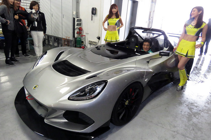 「ロータス3イレブン」。写真は2016年4月、国内のサーキットイベントで披露された際のもの。