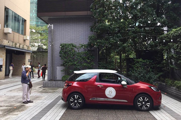 筆者の愛車、シトロエン時代の「DS3」。