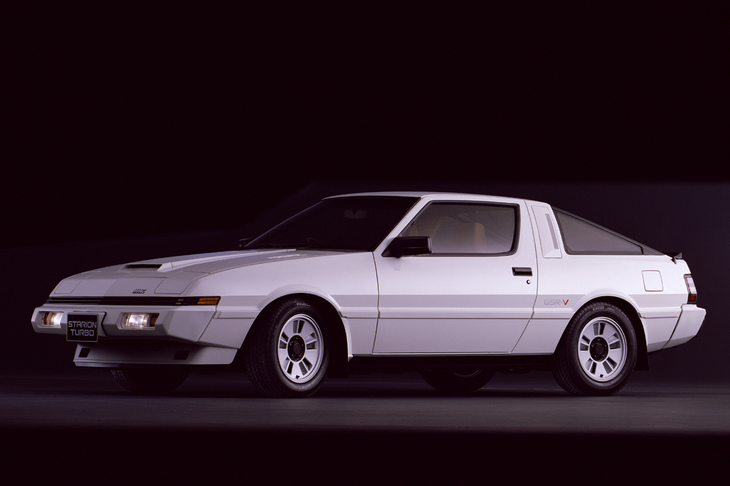 「三菱スタリオン」は1980年代に活躍したFRのスポーツクーペ。全日本ツーリングカー選手権をはじめ、国内外のさまざまなレースで活躍した。