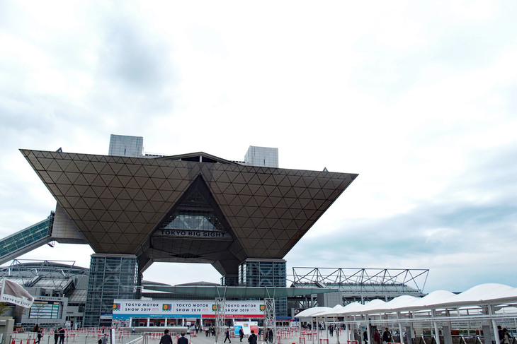 2019年10月23日に開幕した第46回東京モーターショーの会場。