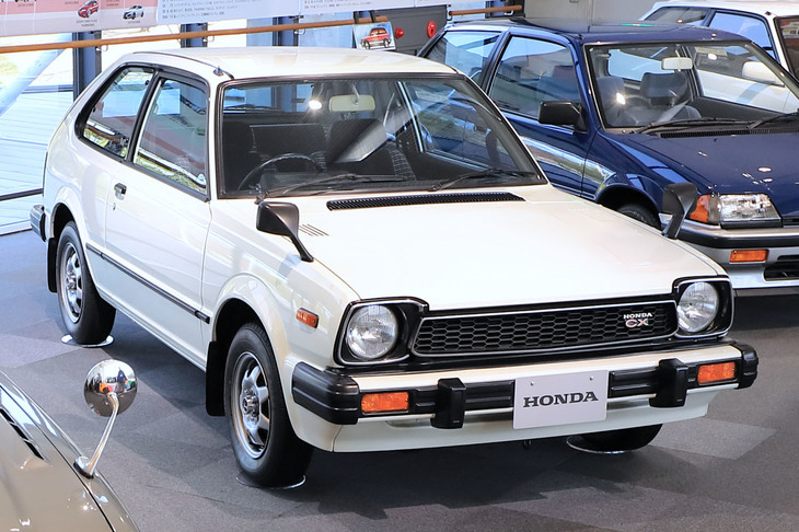 1979年製「シビックCX」のエクステリア。