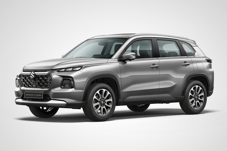 スズキの新型「グランドビターラ」。開発したのはスズキだが、生産はトヨタの工場で行われ、またトヨタも「アーバンクルーザー ハイライダー」の名で同車を販売している。